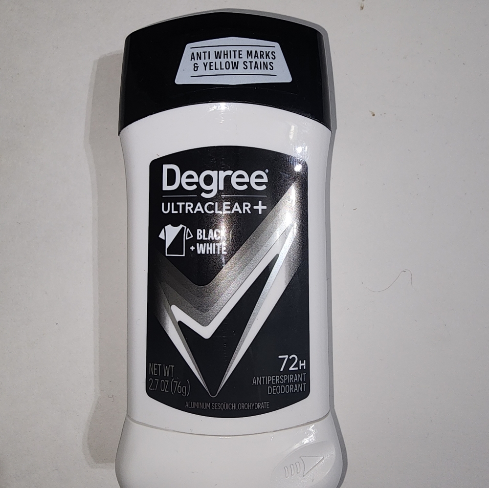 Lot of 2 Degree Ultraclear+ Black+White Antiperspirant Deodorant